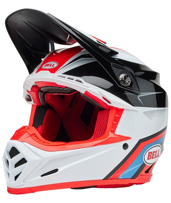 BELL Moto-9S Flex Helm - Merchant Gloss Red/Black BELL Moto-9S Flex Helm - Merchant Gloss Red/Black