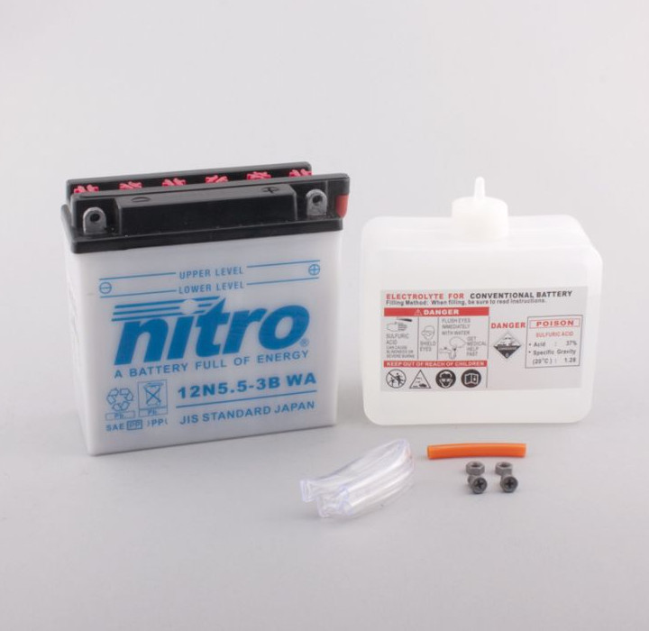 Batterie Nitro 12N5,5-3B 5,5AH WA