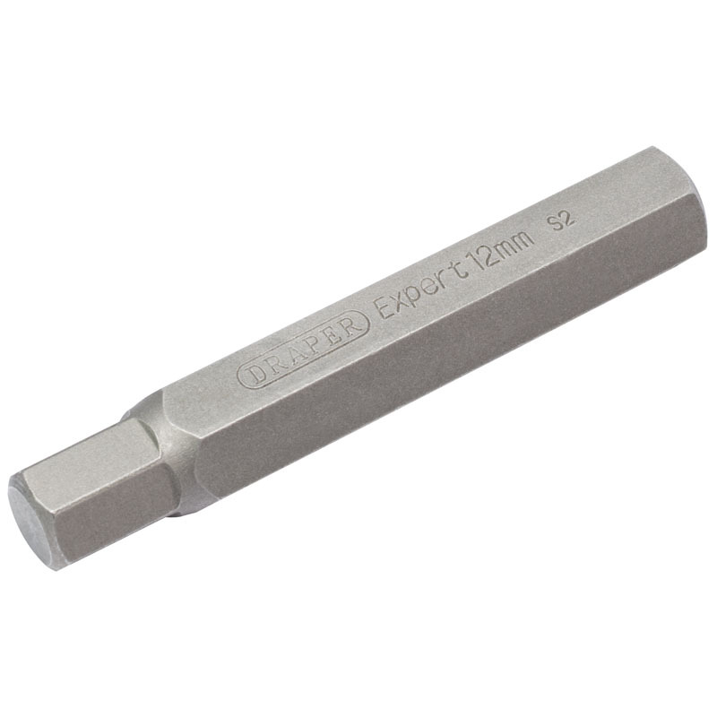 DRAPER hexagonal 12mm spare bits - Length 75mm DRAPER hexagonal 12mm spare bits - Length 75mm