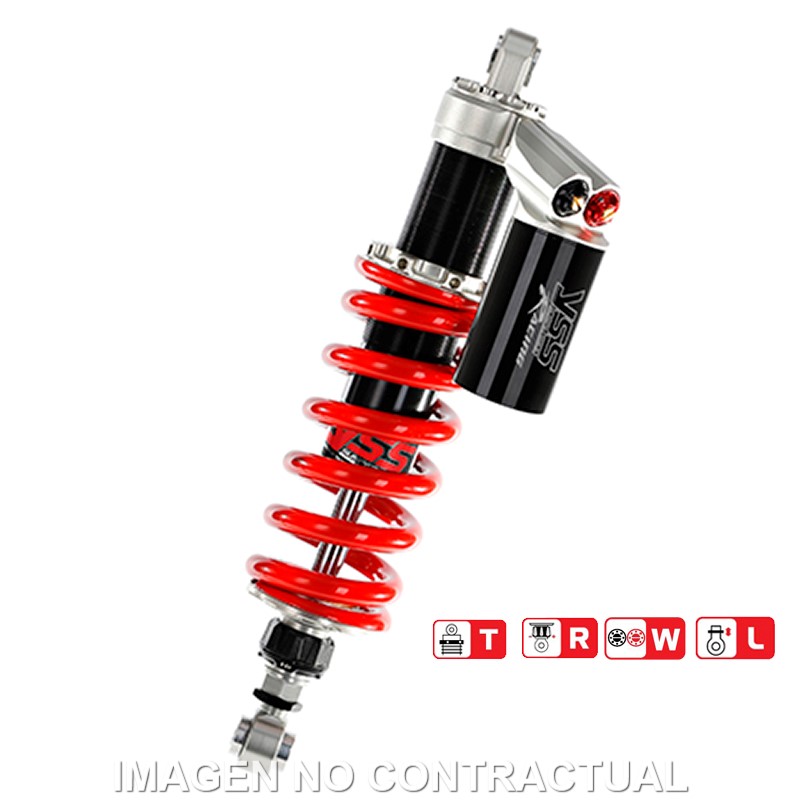 Federbein G456-Serie Mono hinten passend für KTM SMT 990 (09-13) MG456-375TRWL-07-858 Federbein G456-Serie Mono hinten passend für KTM SMT 990 (09-13) MG456-375TRWL-07-858
