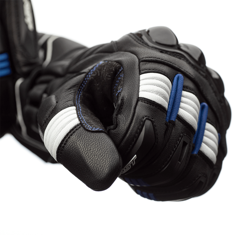 RST Pilot CE Handschuhe - Schwarz/Blau/Weiß Größe 09