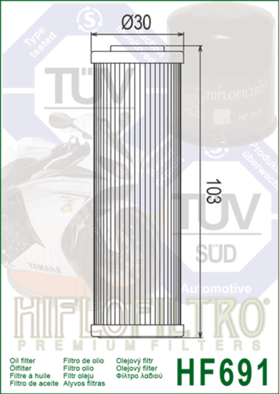 HIFLOFILTRO Ölfilter - HF691