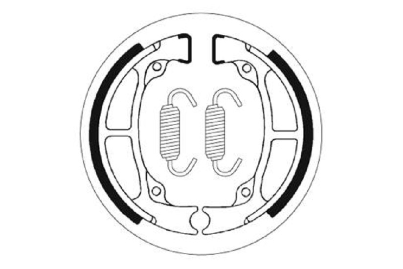 Bremsbacke SBS 2022 Maße: 100 x 20
