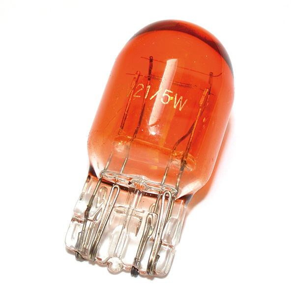 Glassockellampe HERT 12V 5/21W (T20) orange Verpackungseinheit mit 10 Stück