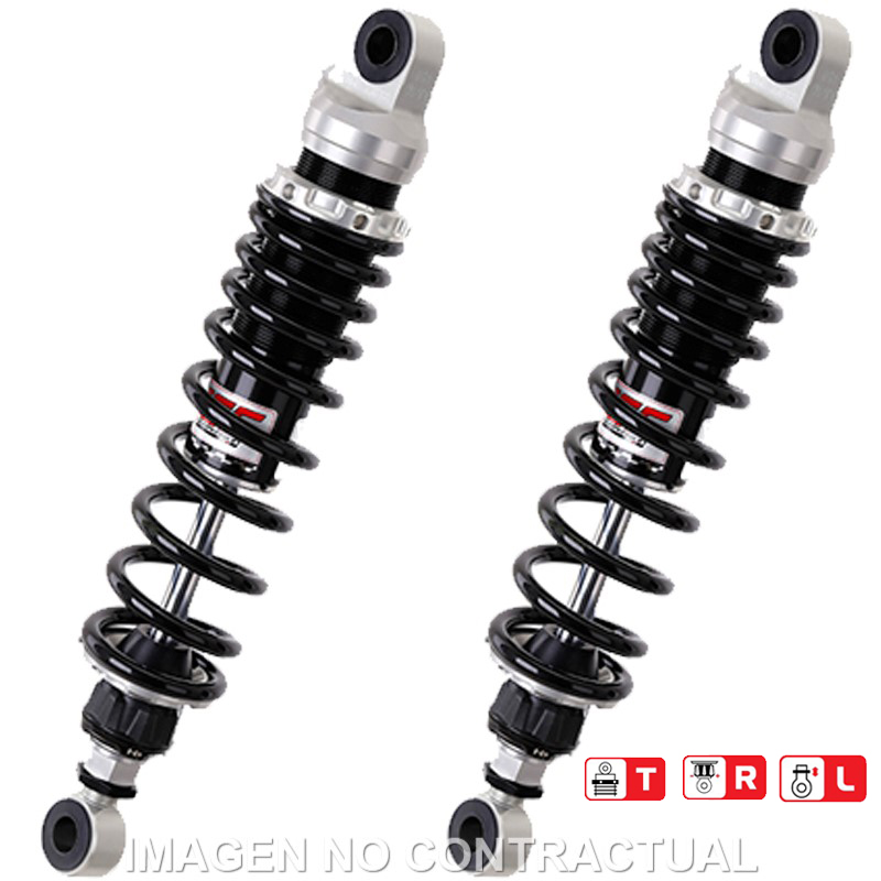 Federbein Z362-Serie Stereo hinten passend für Yamaha VMX 1200 V-Max (85-07) RZ362-330TRL-38-88