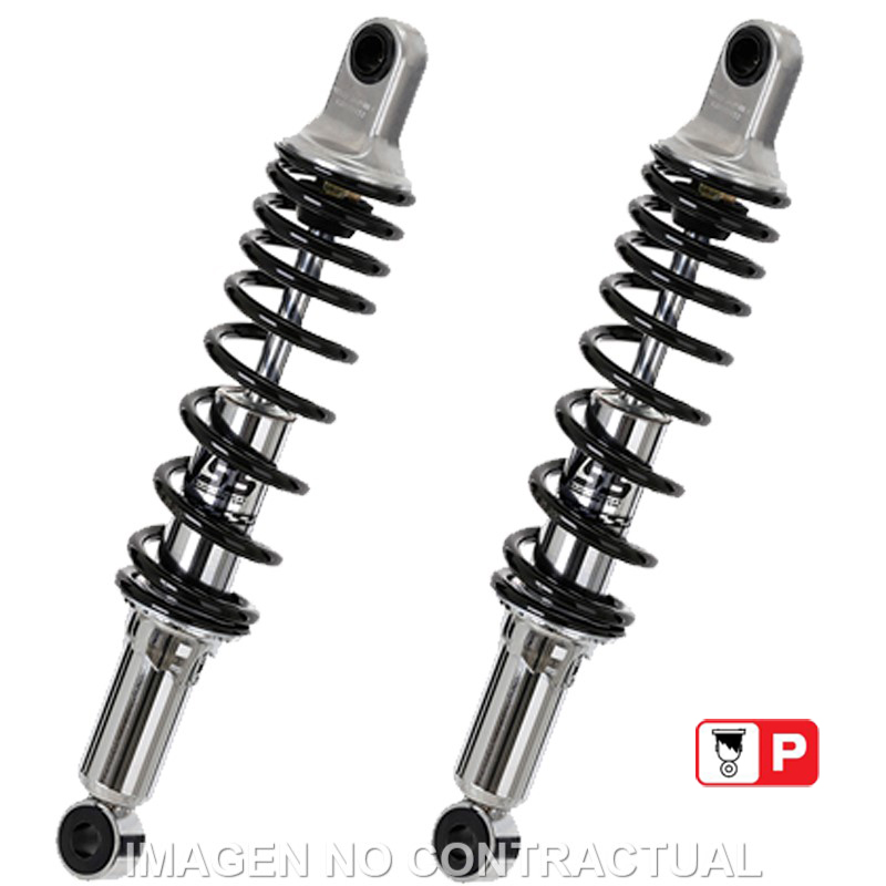 Federbein D222-Serie Stereo hinten passend für Moto Guzzi V35/50/65 Custom, passend für Honda CBX 250 RS RD222-340P-06-18 Federbein D222-Serie Stereo hinten passend für Moto Guzzi V35/50/65 Custom, passend für Honda CBX 250 RS RD222-340P-06-18