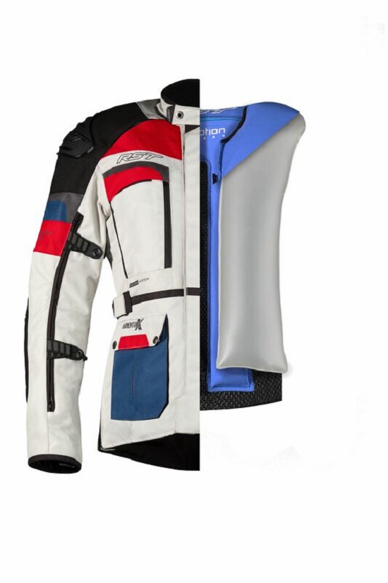 RST Adventure-X Airbag Textil-Jacke - Schwarz Größe M RST Adventure-X Airbag Textil-Jacke - Schwarz Größe M
