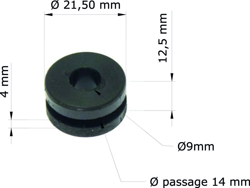 Silent Bloc Tourmaxpassend für HondaXR250/650 10-fach Silent Bloc Tourmaxpassend für HondaXR250/650 10-fach