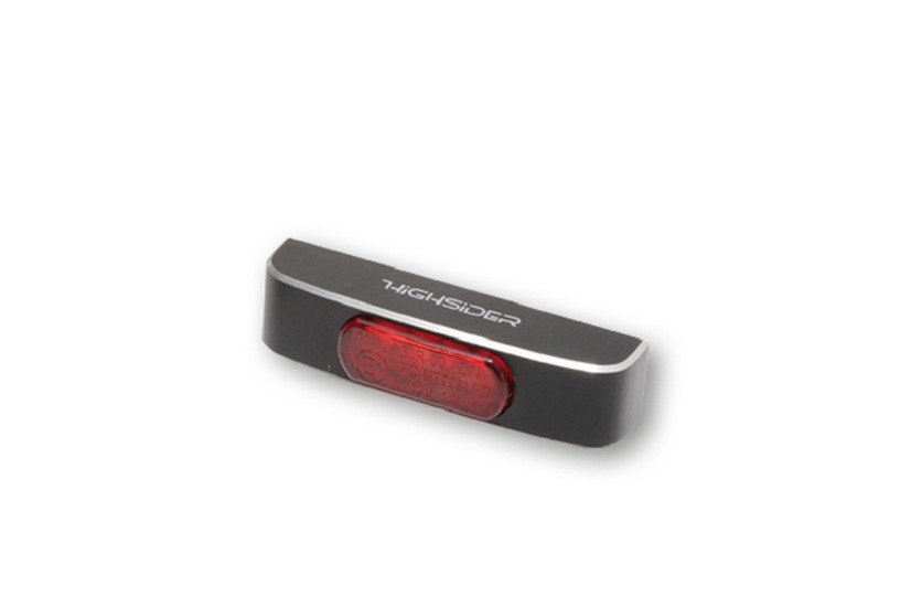 HIGHSIDER Conero T2 LED Rücklicht, Rotes Glas