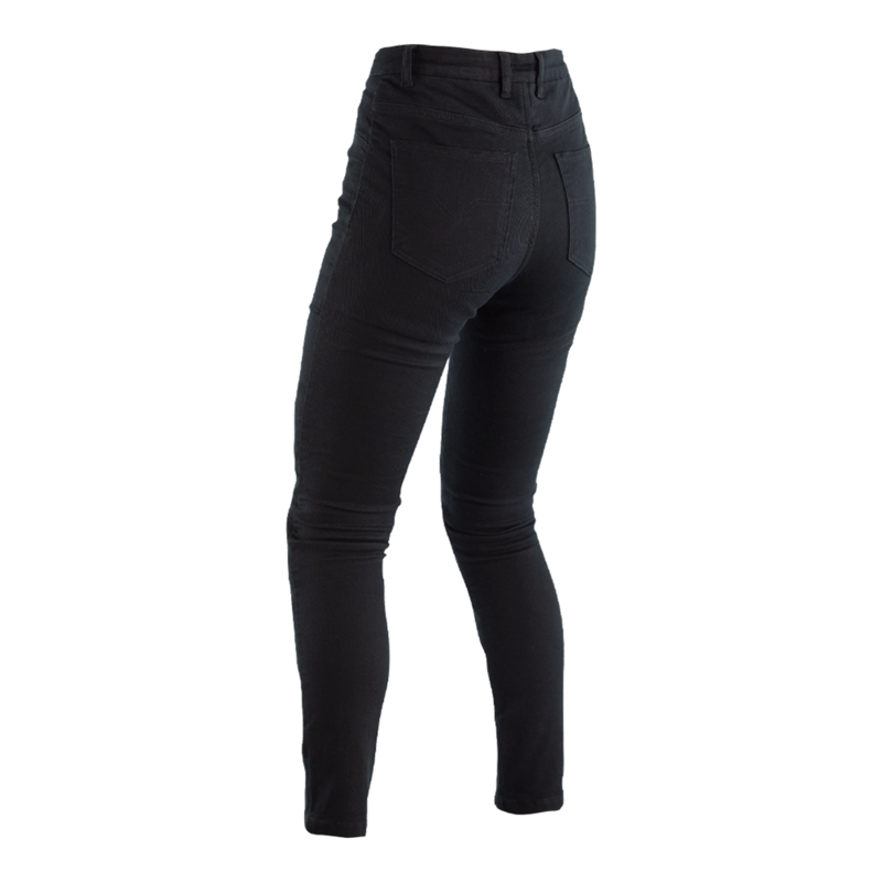 RST Jegging CE Verstärkte Damen Textil Jeans - Black Twill Größe L Kurzes Bein