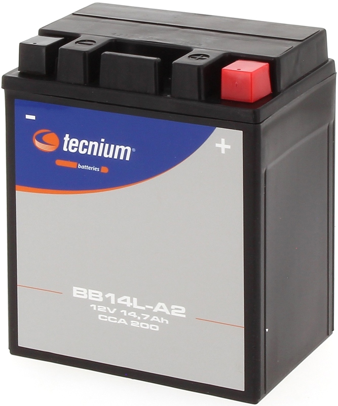 TECNIUM Wartungsfreie Batterie mit Säurepack - BB14L-A2 TECNIUM Wartungsfreie Batterie mit Säurepack - BB14L-A2