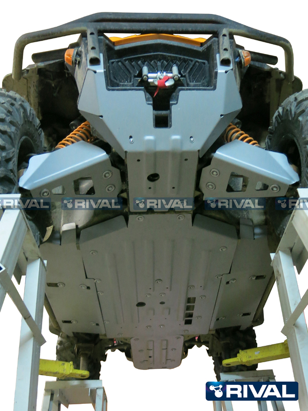 RIVAL Unterfahrschutz Komplett-Kit - Aluminium Can-Am Commander