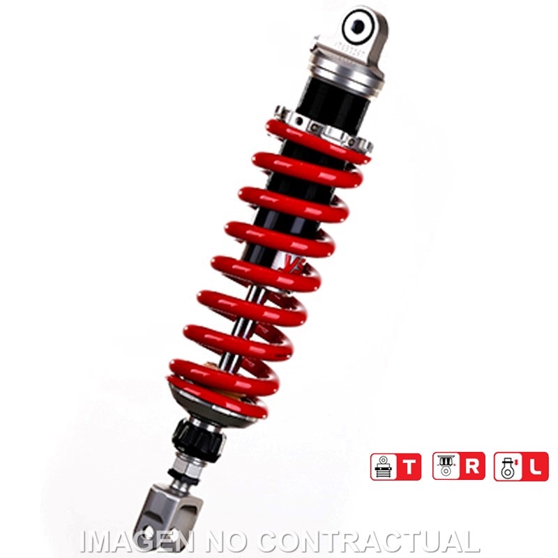 Federbein Z456-Serie Mono hinten passend für Honda XR 400 R (96-98) MZ456-395TRL-15-85