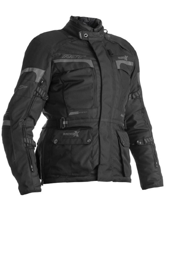 RST Adventure-X CE Textil-Jacke Schwarz Größe M Damen