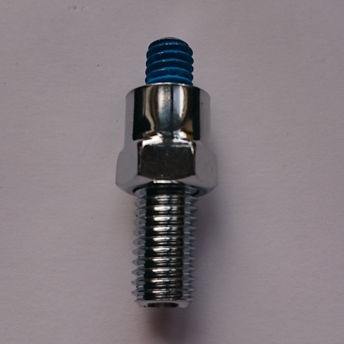 Spiegeladapter M10-R M10 x 1,5mm chrom Spiegeladapter M10-R M10 x 1,5mm chrom