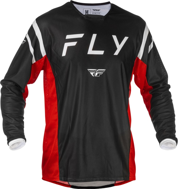 FLY RACING Kinetic Mesh Jersey - Scwharz/Rot FLY RACING Kinetic Mesh Jersey - Scwharz/Rot