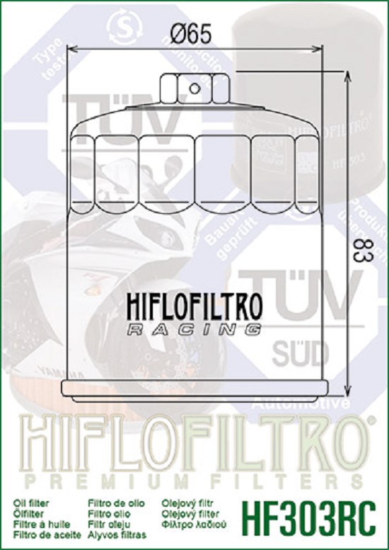 Hiflo Ölfilter HF303RC Racing