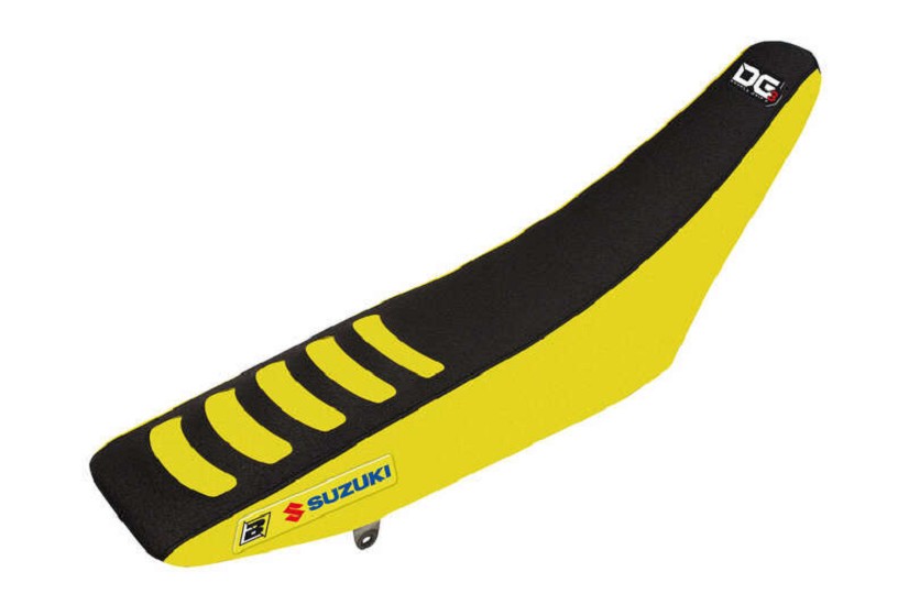 BLACKBIRD Double Grip 3 Sitzbankbezug gelb/schwarz passend für Suzuki RM-Z250