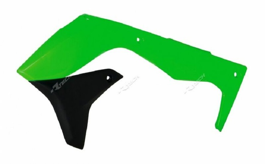 RACETECH Kühlerabdeckungen Neongrün passend für Kawasaki KX250F RACETECH Kühlerabdeckungen Neongrün passend für Kawasaki KX250F