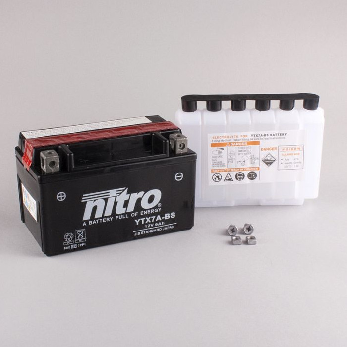 Batterie Nitro YTX7A-BS 6AH MF