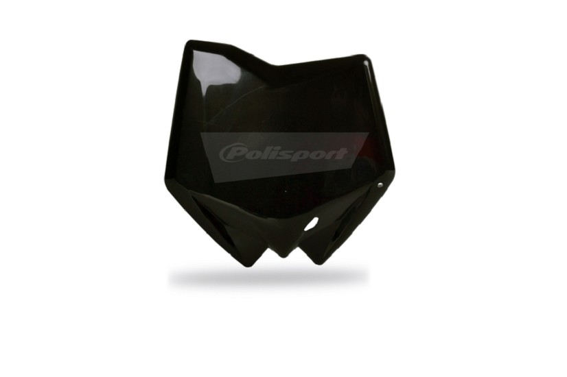 FRONT PLATE HUSQ 05-11 BLACK