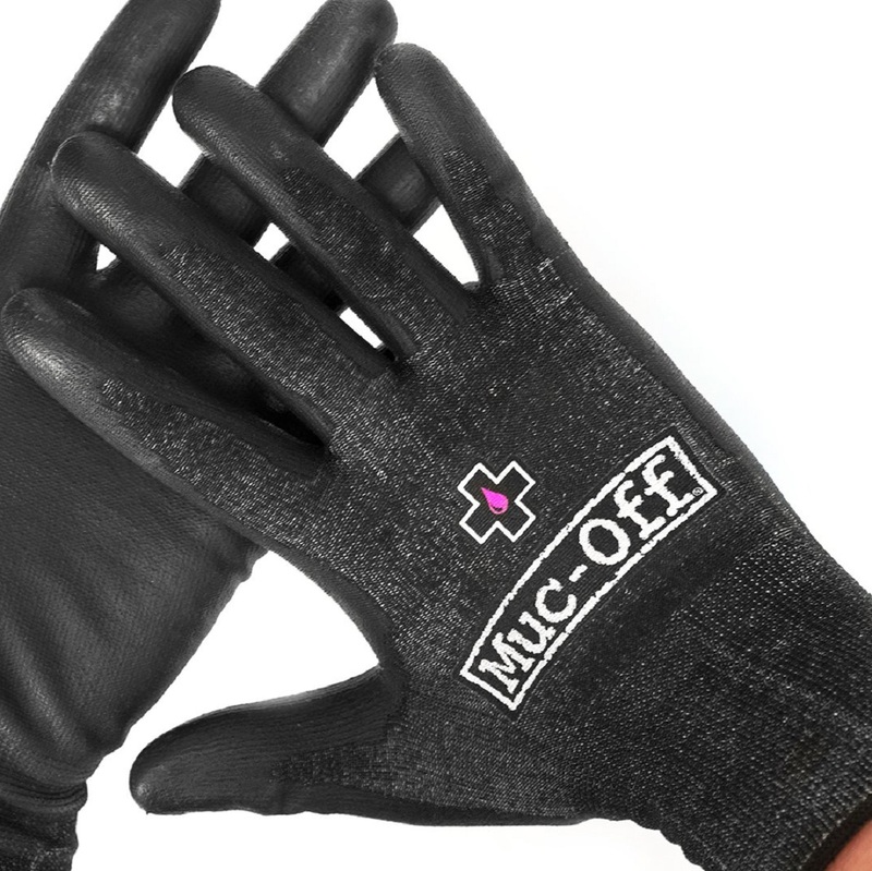 MUC-OFF Werkstatthandschuhe schwarz Größe M
