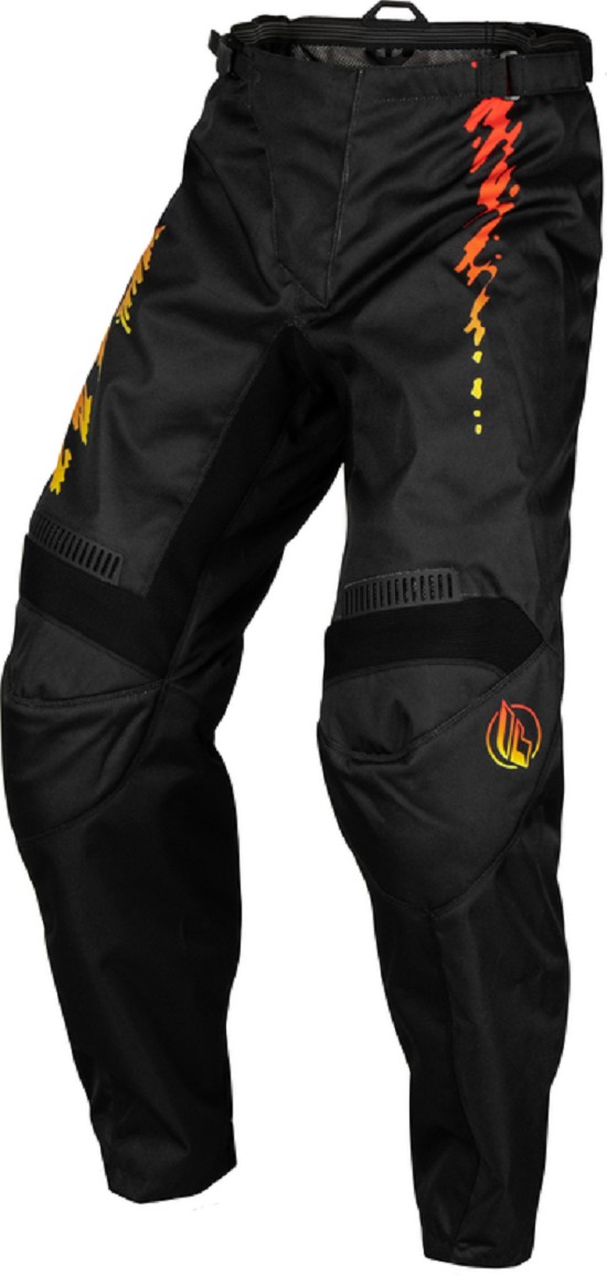 FLY RACING F-16 Jugend Hose - Schwarz/Gelb/Orange