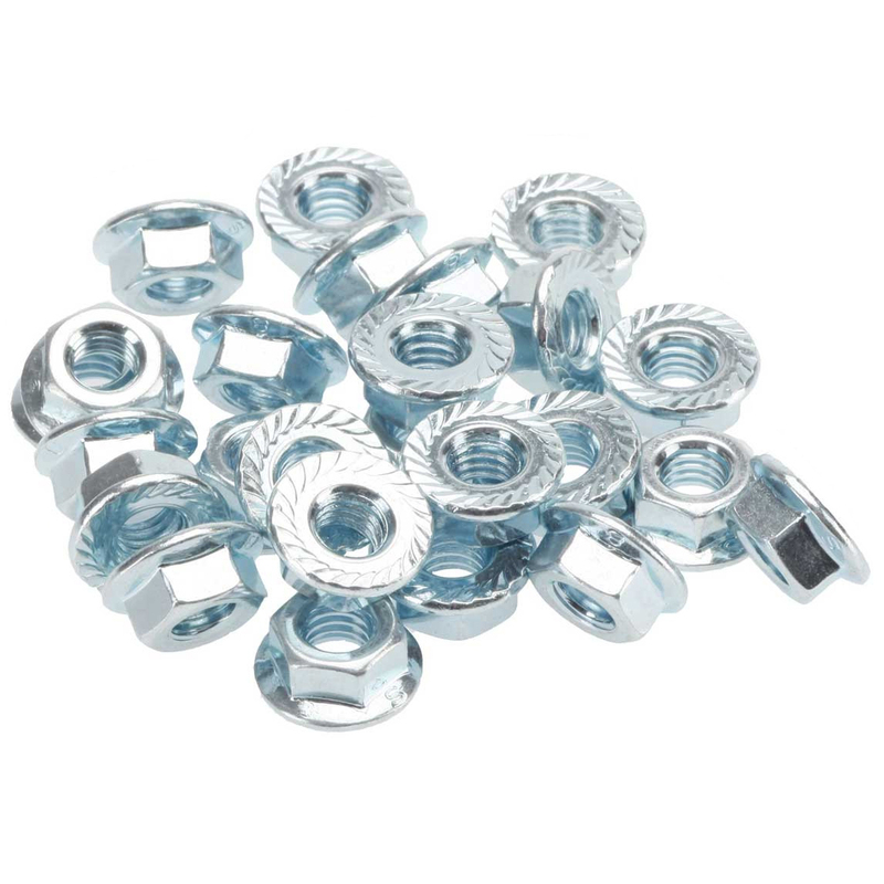 RFX M10 Flanschmuttern - Packung mit 25 Stück