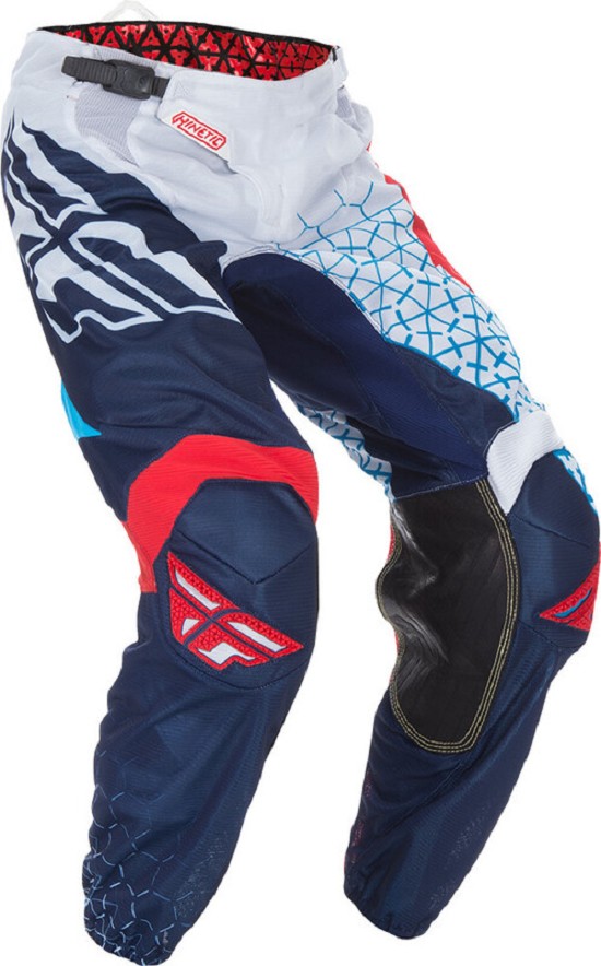 FLY RACING Kinetic Trifecta Mesh Jugendhose - Rot/Weiss/Blau FLY RACING Kinetic Trifecta Mesh Hose - Rot/Weiss/Blau