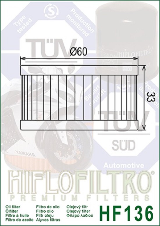 Hiflo Ölfilter HF136
