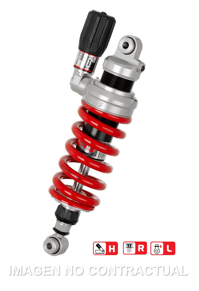 Federbein Z366-Serie Mono hinten passend für DUCATI Sport 1000 /S (06-09), LE (07) MZ366-380HRL-03-85