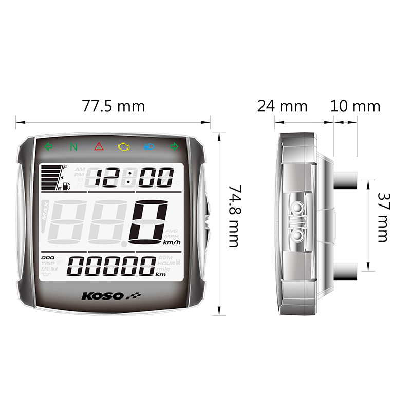 KOSO Digitaler Multifunktionszähler XR-S 01 universal
