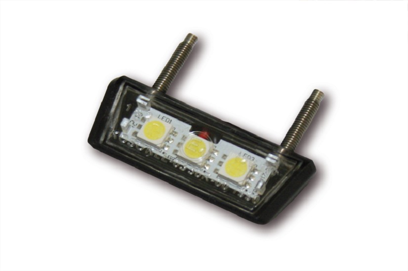 KOSO Mini-LED-Kennzeichenleuchte, schwarz, E-Prüfzeichen