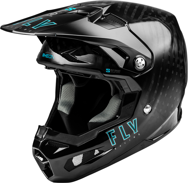FLY RACING Formula S Carbon Solid Helm - Schwarz