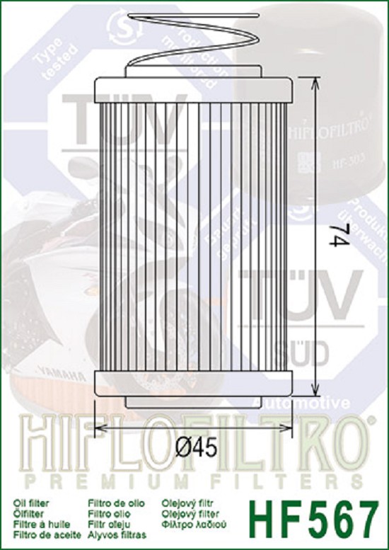 Hiflo Ölfilter HF567