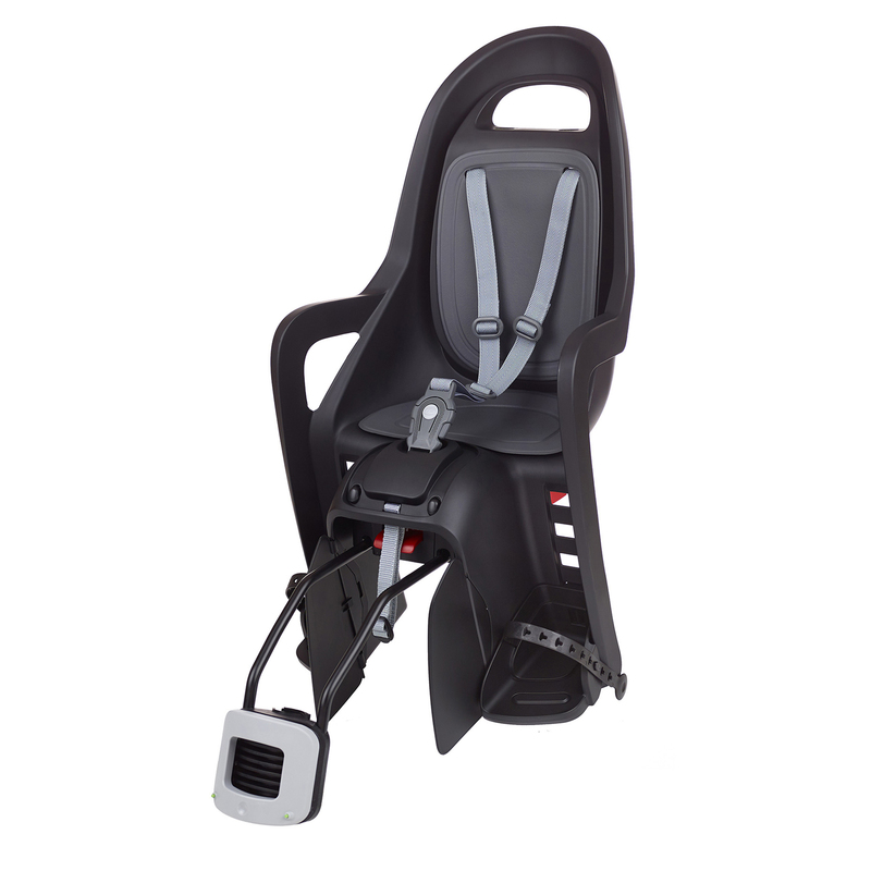 POLISPORT Groovy RS+ Rear Child Bike Seat Frame Mounting - Black/Dark Grey