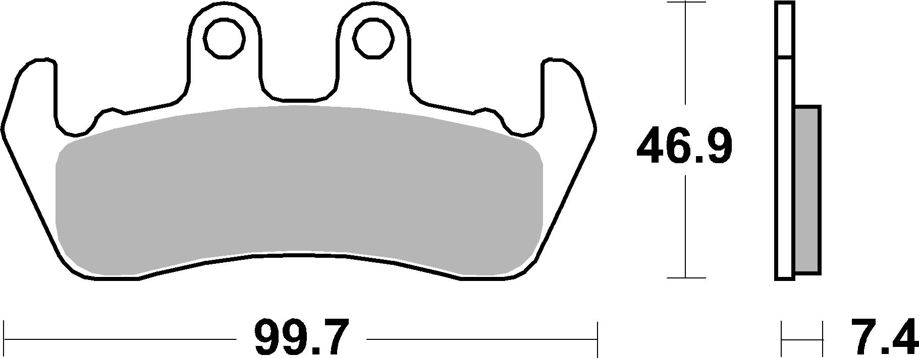 A**Bremsbelag SBS 653HF (Satz pro Scheibe) Street Ceramic A**Bremsbelag SBS 653HF (Satz pro Scheibe) Street Ceramic
