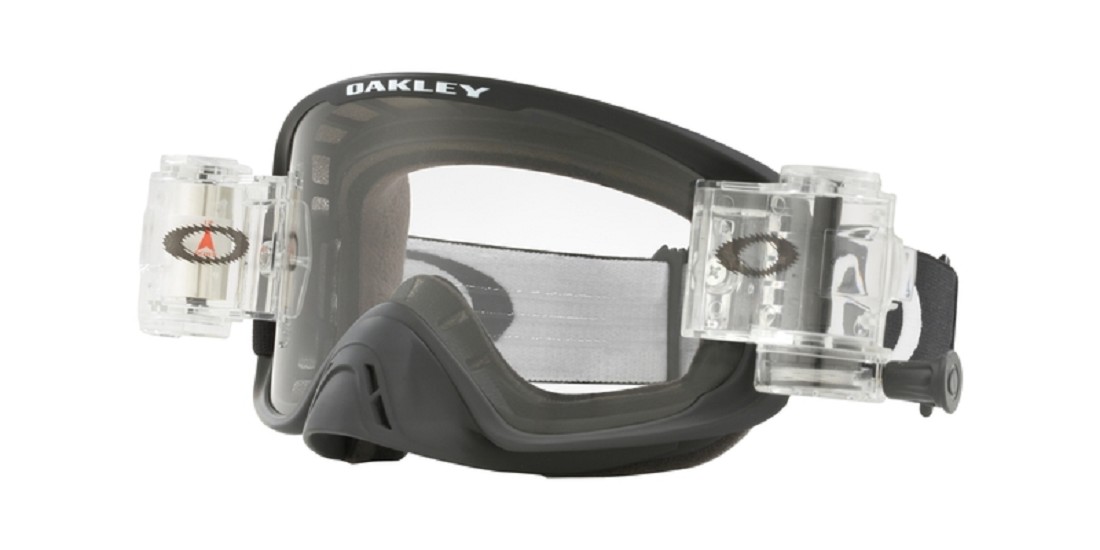 OAKLEY O Frame 2.0 Pro MX Goggle Race-Ready Roll-Off Matte Black Clear Lens