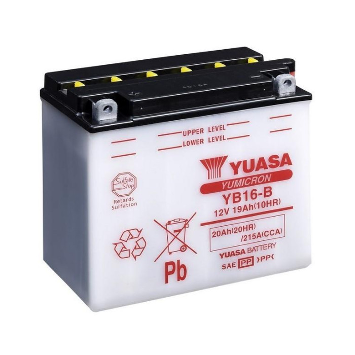 Batterie YUASA YB16-B 19 AH Batterie YUASA YB16-B 19 AH