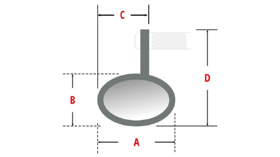 LSL Lenkerendenspiegel ERGONIA, schwarz