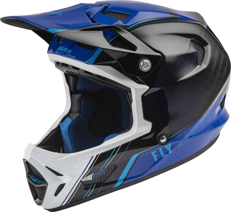 FLY RACING Werx-R Helmet Blue/Carbon XL