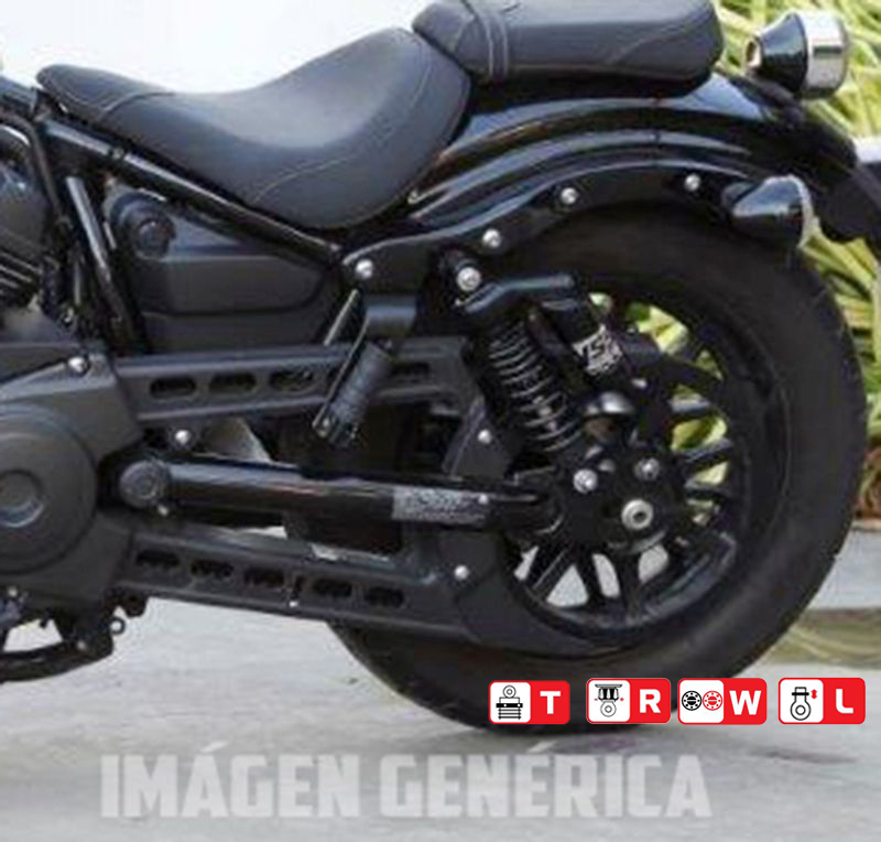 Federbein G362-Serie Stereo hinten Black Edition passend für Yamaha SR 400 (77-06), SR 500 (84-99) RG362-320TRWL-47-B Federbein G362-Serie Stereo hinten Black Edition passend für Yamaha SR 400 (77-06), SR 500 (84-99) RG362-320TRWL-47-B
