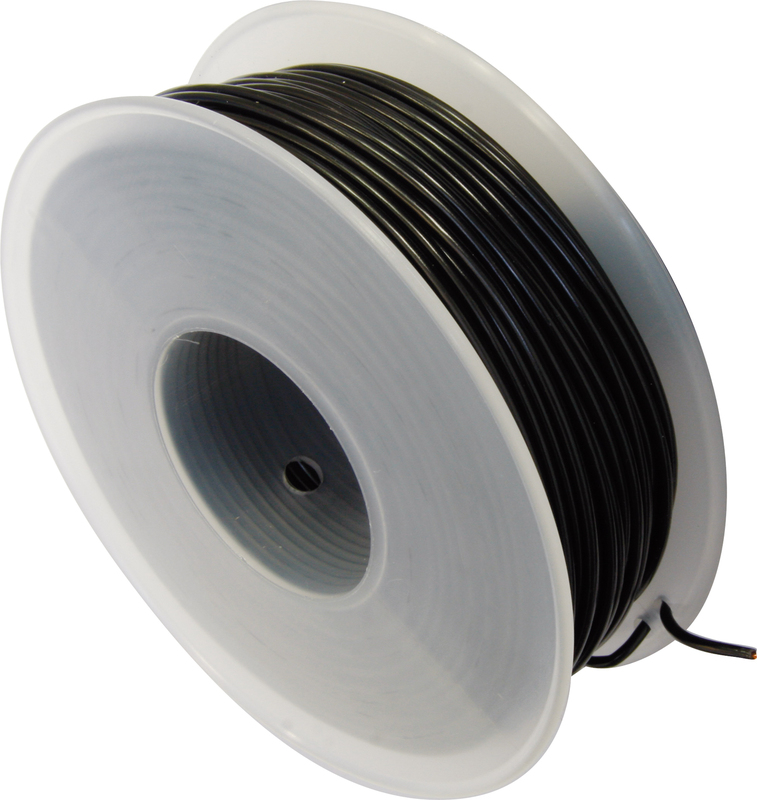 BIHR Elektrokabel 1 mm² – 25 m – Schwarz
