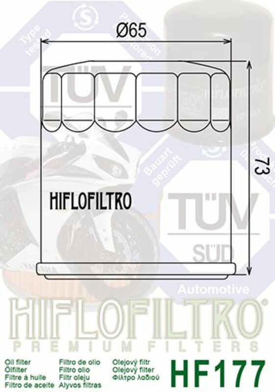 HIFLOFILTRO Ölfilter - HF177 HIFLOFILTRO Ölfilter - HF177