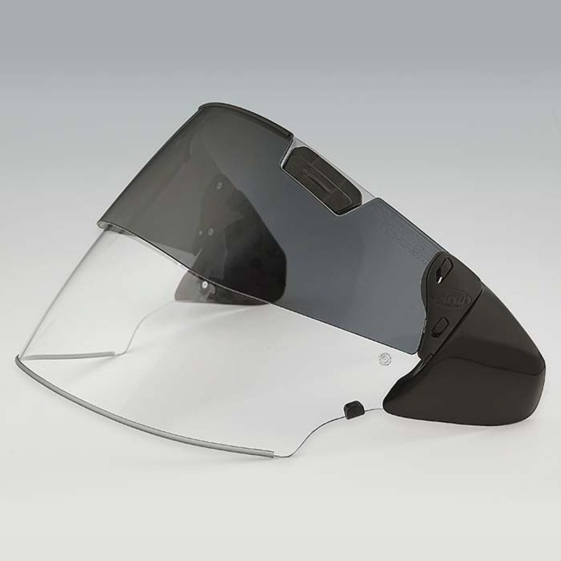 ARAI PSS Pro Visier Komplett mit Sonnenblende Black