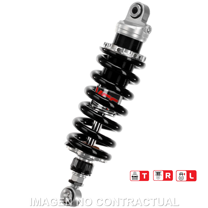 Federbein Z456-Serie Mono hinten passend für BMW G 650 Xcountry / ABS (07-10) MZ456-330TRL-45-88