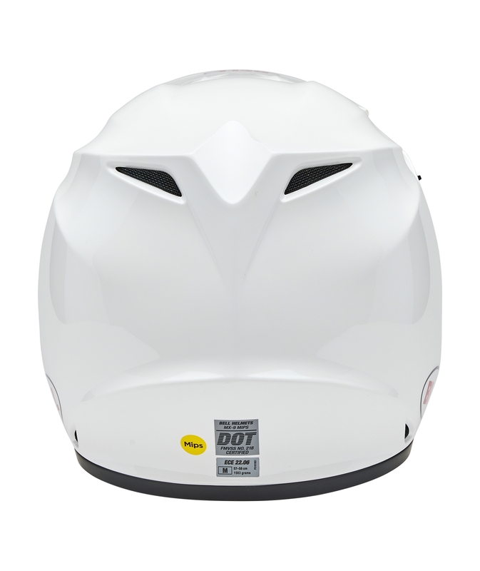 BELL MX-9 Mips Helm - Gloss Solid White BELL MX-9 Mips Helm - Gloss Solid White