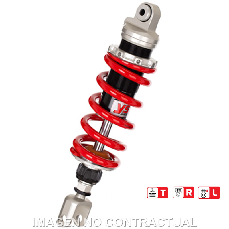Federbein Z456-Serie Mono hinten passend für Yamaha MT-09 (17-18), XSR 900 (16-19) MZ456-330TRL-58-85