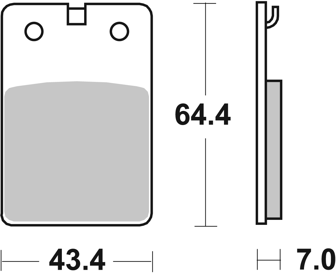 A**Bremsbelag SBS 605HF (Satz pro Scheibe) Street Ceramic A**Bremsbelag SBS 605HF (Satz pro Scheibe) Street Ceramic
