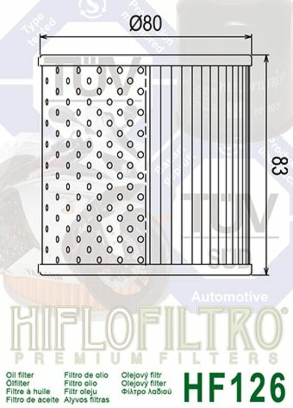 HIFLOFILTRO Ölfilter - HF126